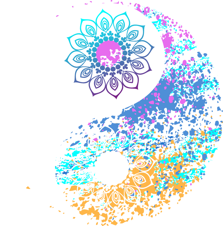 Pastel Symbol of Yin Yang